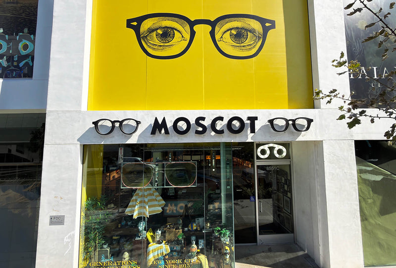 The MOSCOT Melrose Shop exterior