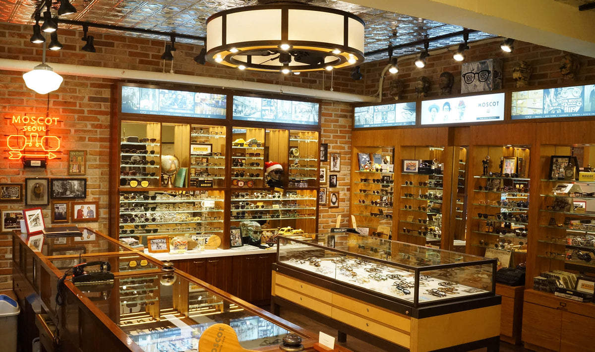 The MOSCOT Seoul Shop interior