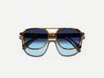 El BJORN SUN en Tobacco con lentes tintadas Denim Blue