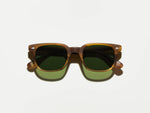 Il BOYCHIK SUN in Matte Dark Blonde con lenti in vetro Calibar Green