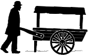 Hyman Moscot and his pushcart