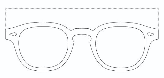 size guide diagram showing frame width