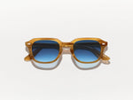 The GATKES SUN in Blonde with Denim Blue Tinted Lenses