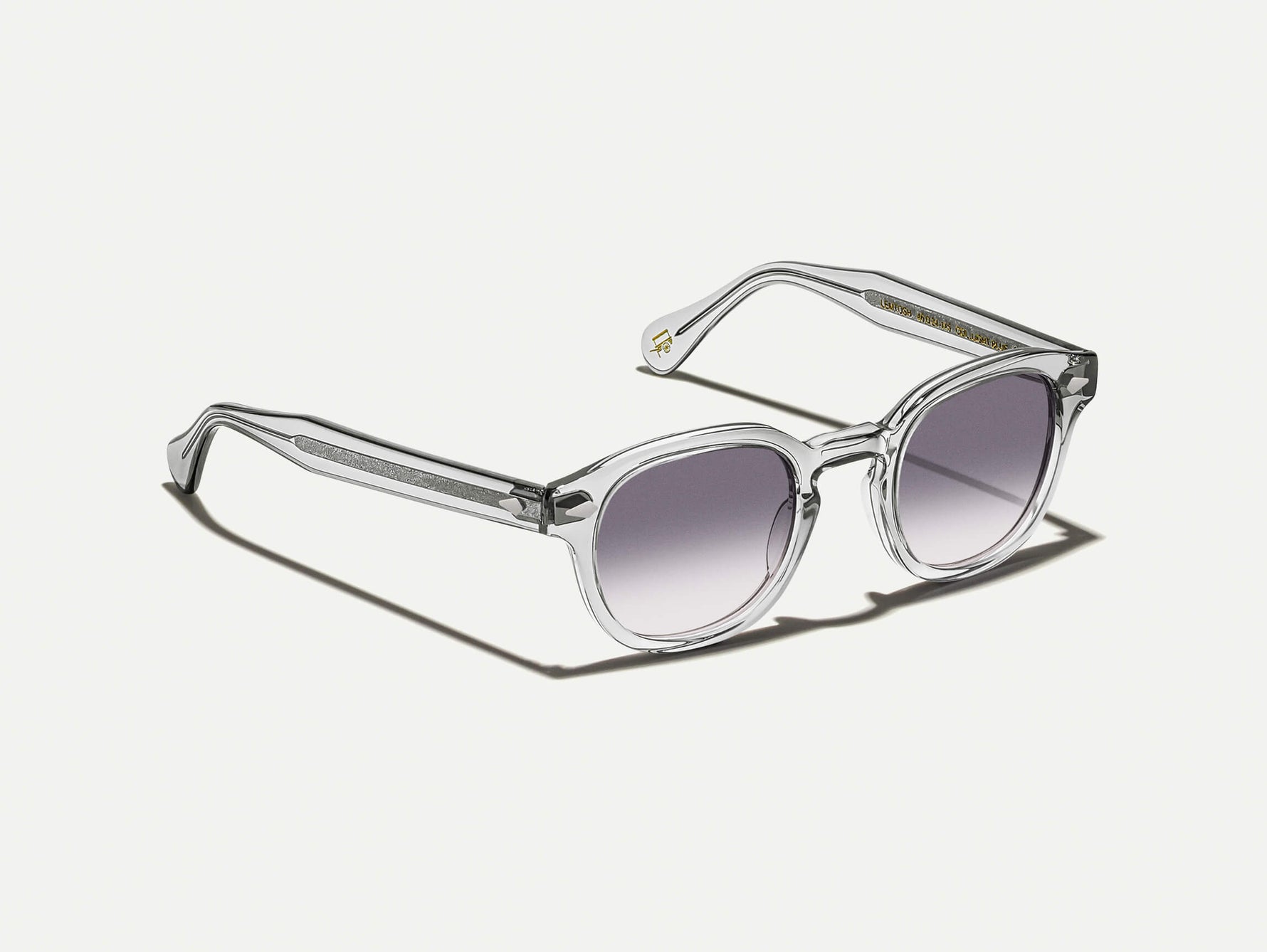 The LEMTOSH in Light Grey with American Grey Fade Tinted Lenses
