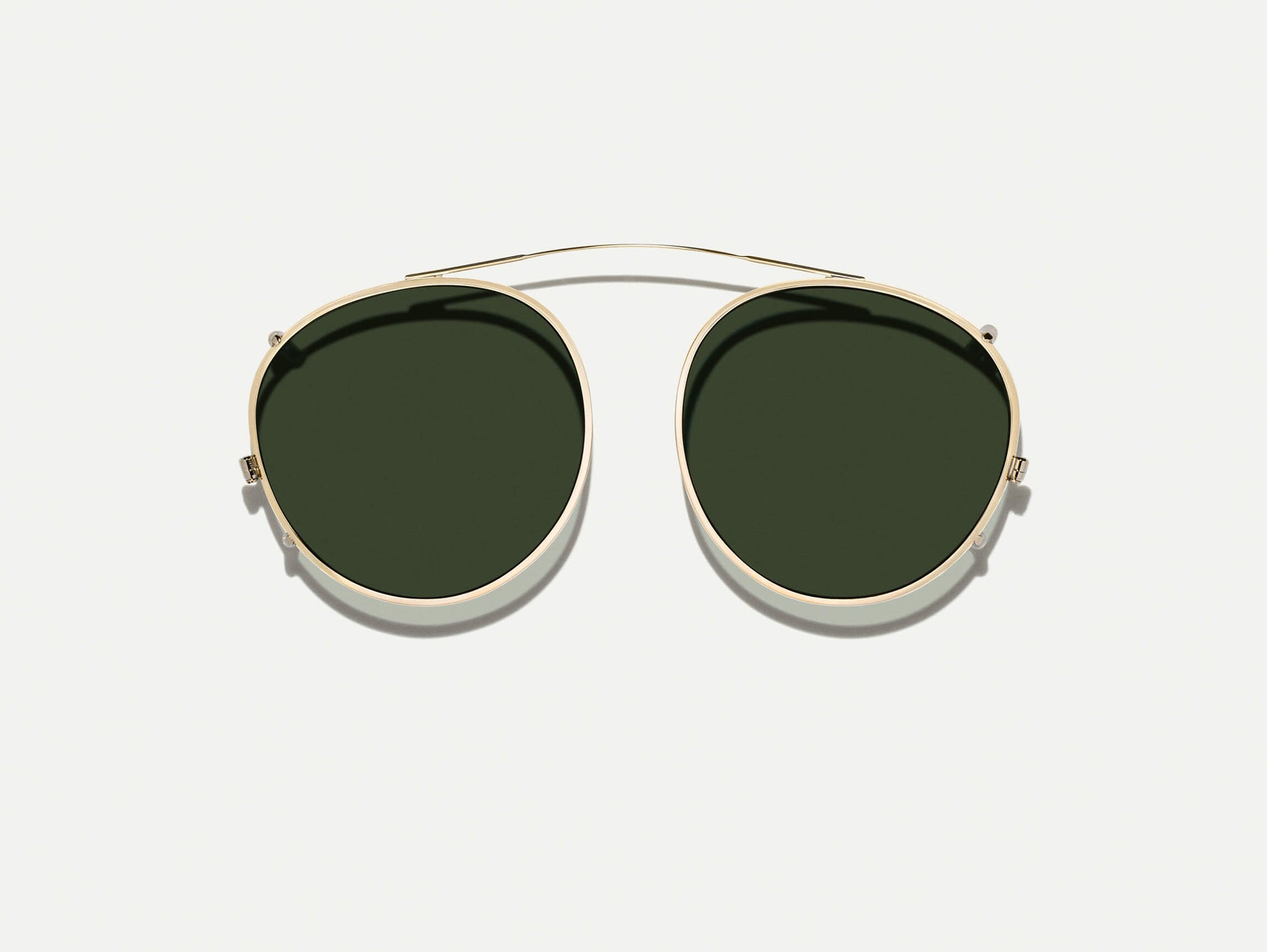 The ZEV CLIP  in Gold with G-15 Tinted Lenses