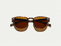 #color_spot tortoise/gold | The GENUG SUN in Spot Tortoise/Gold with Cosmitan Brown Glass Lenses