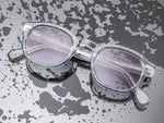 The LEMTOSH in Light Grey with American Grey Fade Tinted Lenses